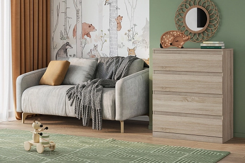 Комод Стефани Мальм-16 Дуб Сонома - фото 1