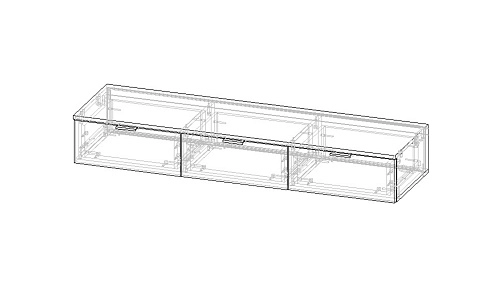 ТВ тумба Салерно NEW 3 Белый - фото 3