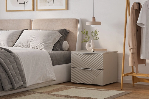 Тумба прикроватная Салерно NEW 2 Кашемир - фото 1