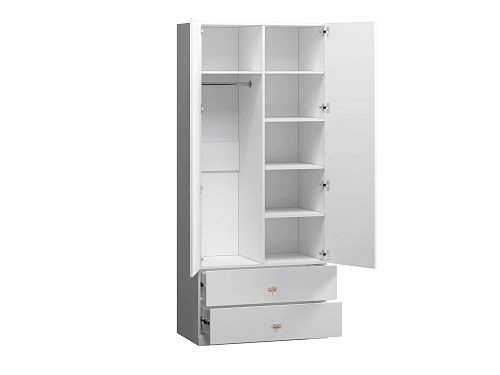 Шкаф распашной Стрекоза Mini-2.2 Белый - фото 5