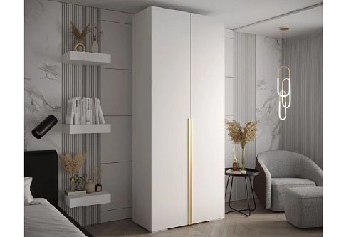 Шкаф распашной Мори-3 Белый - фото 1