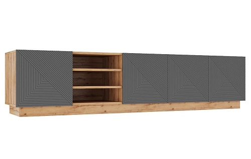 ТВ тумба Алиса 4 Серый - фото 2