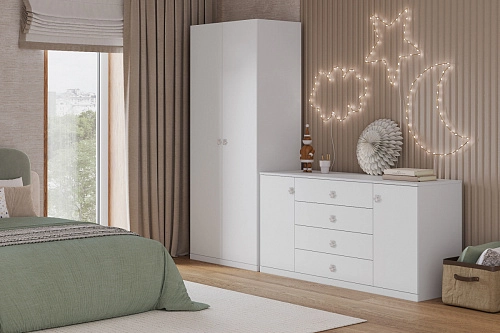 Стенка детская Скарабей-7 Белый - фото 1