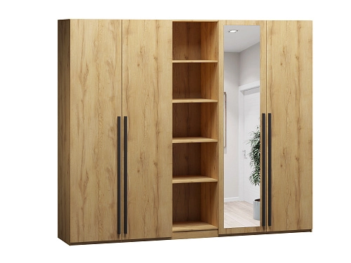 Шкаф распашной Лорена Пакс-2.2 Дуб Золотистый - фото 2