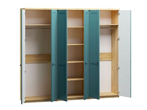 Шкаф распашной София РАХ-7 МДФ Аквамарин - фото 4