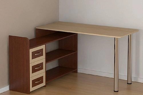 Компьютерный стол Мебелинк 100-20 рамка МДФ - фото 1