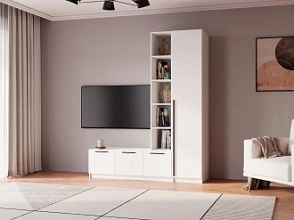 Лорена Пакс ТВ-стенка 15 Белый