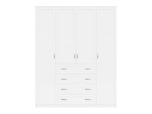 Шкаф распашной Стелла-5 Белый - фото 3