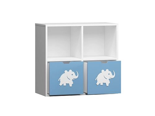 Стеллаж KIDS 7 Пастельно-Синий - фото 3