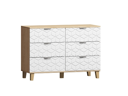 Комод Марвин 7.1 фрезеровка 2 Белый - фото 2