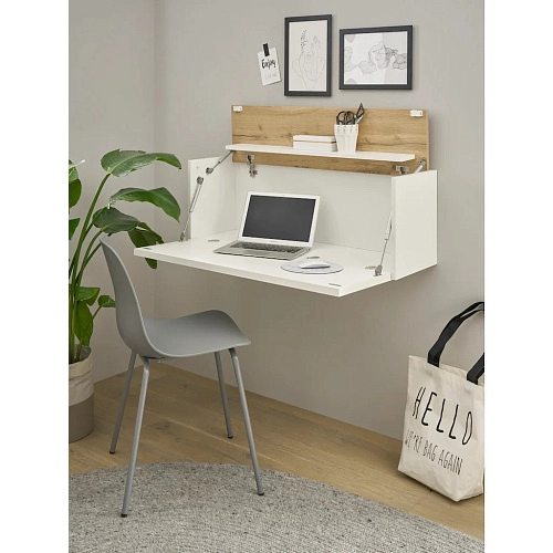 Полка-стол Анси Белый - фото 1