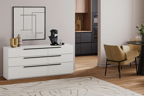 Комод Лорена Пакс-3 Белый - фото 1