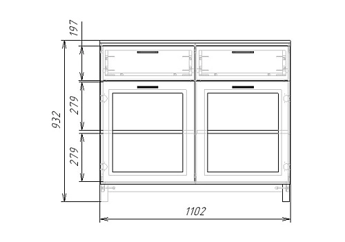 Комод Техас-9 МДФ - фото 4
