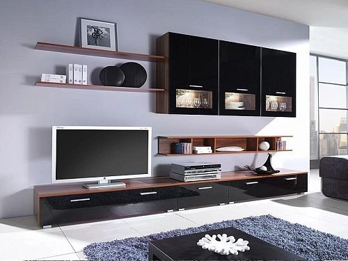 Стенка Оникс-4 МДФ - фото 1