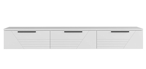 ТВ тумба подвесная Синтра 1 Белый - фото 3