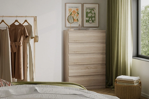 Комод Стефани Мальм-19 Дуб Сонома - фото 1