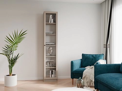 Стеллаж Билли Стольмин стекло Кашемир - фото 1