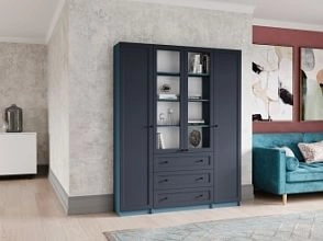 Шкаф для книг Билли ьмин 45 Деним супер софт