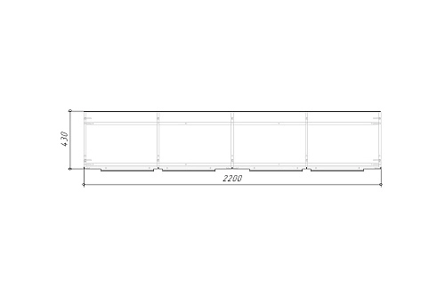 ТВ тумба Лорена Пакс-1 Дуб Золотистый - фото 7