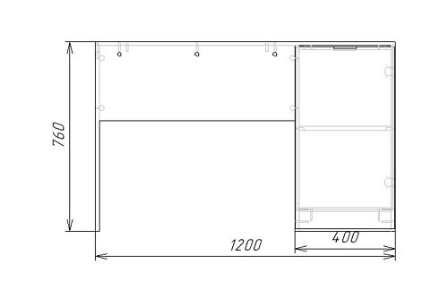 Письменный стол Тоди Черный - фото 4