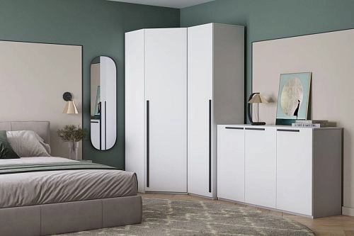 Спальня Лорена Пакс-2 Белый - фото 1