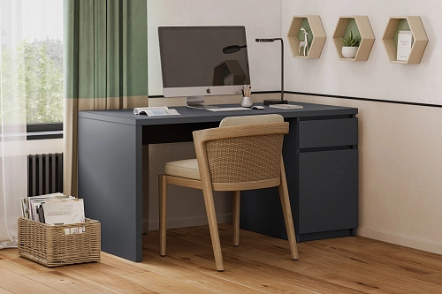 Письменный стол Стефани Мальм Графит - фото 1