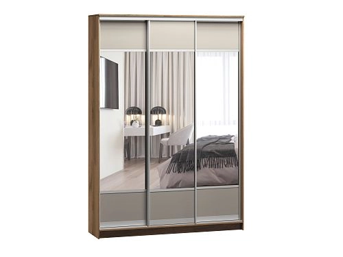 Шкаф-купе Борнео-3.6 Дуб Делано/Серебро - фото 2