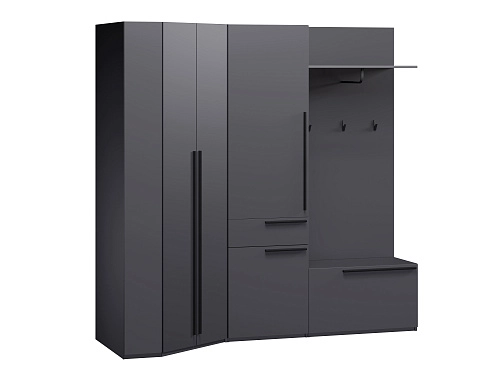 Прихожая Лорена Пакс-3 Графит - фото 2