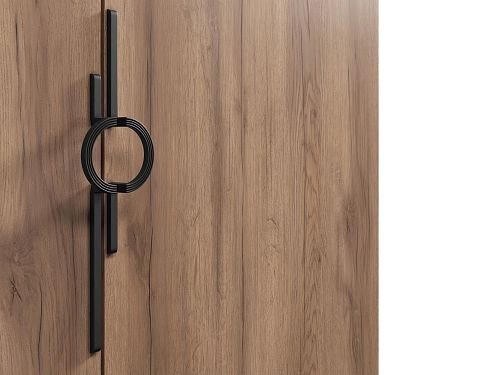 Шкаф распашной Белиз-6 Дуб Крафт Табачный - фото 2