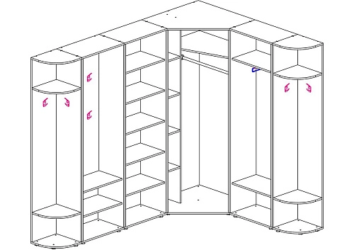 Прихожая Мебелинк 400-07 - фото 2