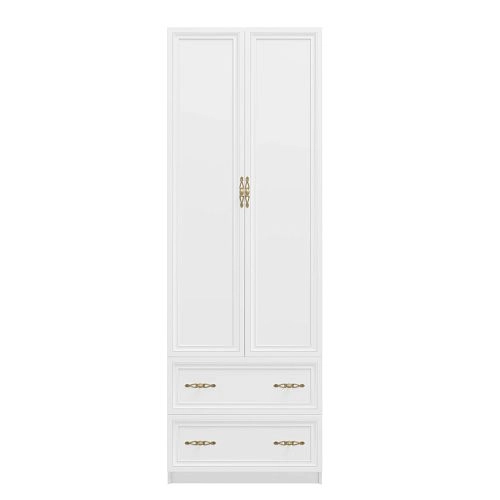 Шкаф распашной Карлос-032 Белый - фото 3