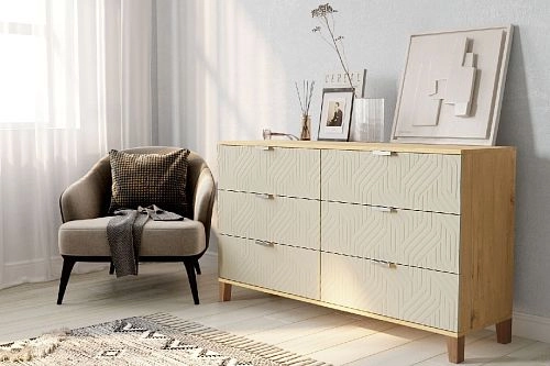 Комод Марвин Йорк 7 фрезеровка 3 Сантьяго - фото 1