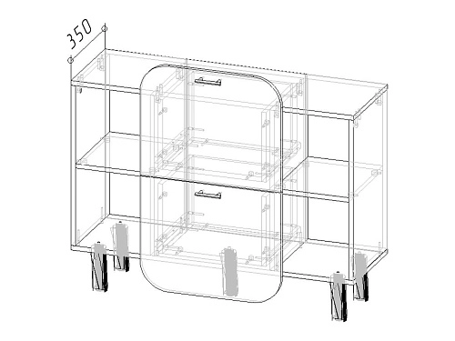 Комод Модерн+2 - фото 3