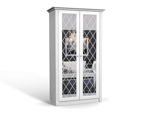 Шкаф распашной Кристалл-2 МДФ - фото 1