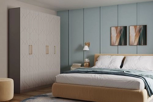 Шкаф распашной Дольче-5 МДФ Мокко - фото 1