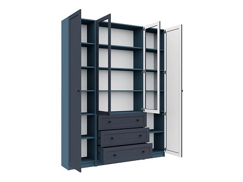 Шкаф для книг Билли Стольмин 45 Деним супер софт - фото 2