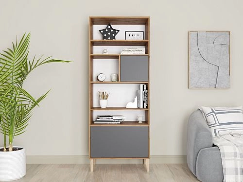 Стеллаж Скарлет-3 Графит - фото 1