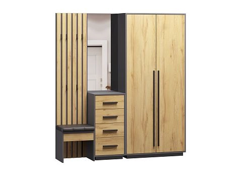 Прихожая Неаполь-2 Графит - фото 2