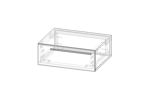 Тумба прикроватная подвесная Лорена Пакс-2 Дуб Золотистый - фото 4