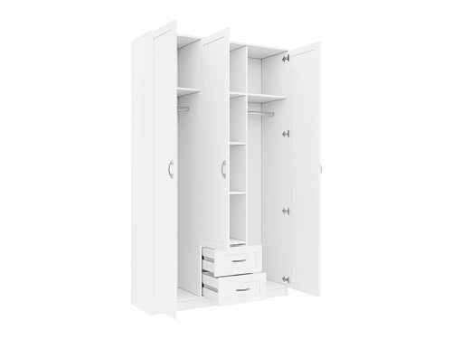 Шкаф распашной Стелла-6 Белый - фото 2