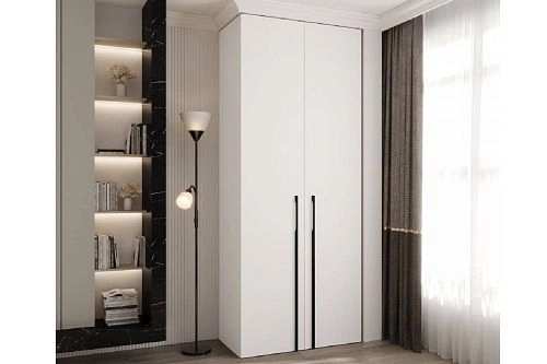 Шкаф распашной Комо-2 Белый - фото 2