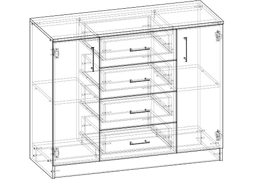 Комод Мираж-8 - фото 2