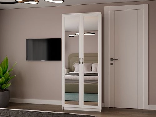 Шкаф распашной Стелла-11 Белый - фото 1