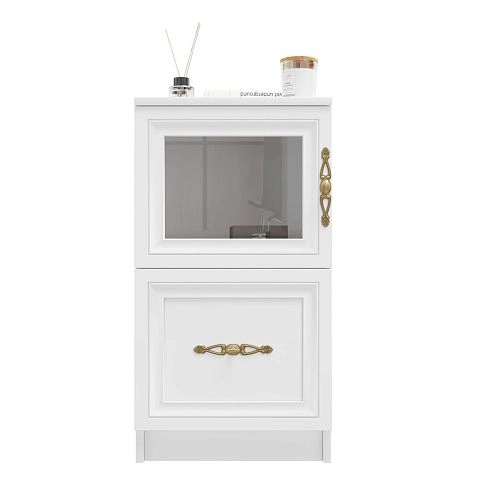 Тумба прикроватная  Карлос-011 Белый - фото 3