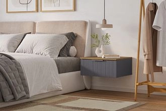 прикроватная подвесная Салерно 1 Графит