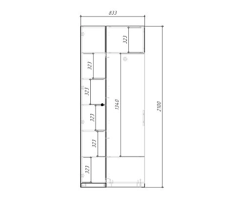 Стенка детская Стрекоза Mini-5 Белый - фото 6