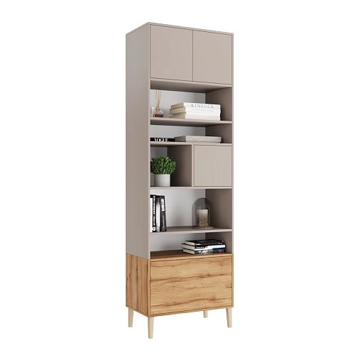 Стеллаж Скарлет-7 Дуб Золотистый - фото 3