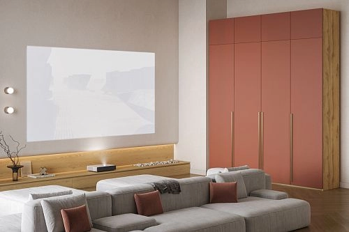 Шкаф распашной с антресолью Микос МДФ-4 Шарли терракота - фото 1