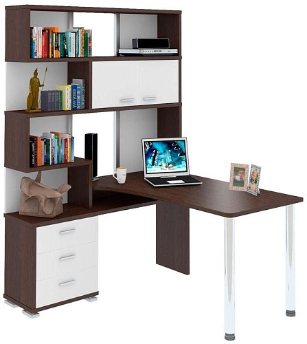 Компьютерный стол Трио-1 МДФ - фото 1