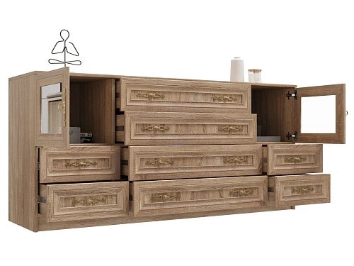 Комод Карлос-068 Дуб Сонома - фото 4